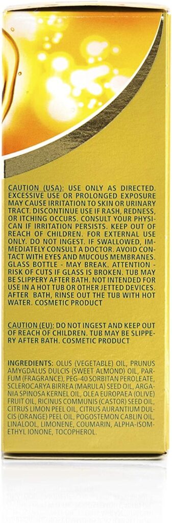 Kneipp Herbal Bath Oil Argan and Marula Beauty Secret, 3.38 Fl Oz