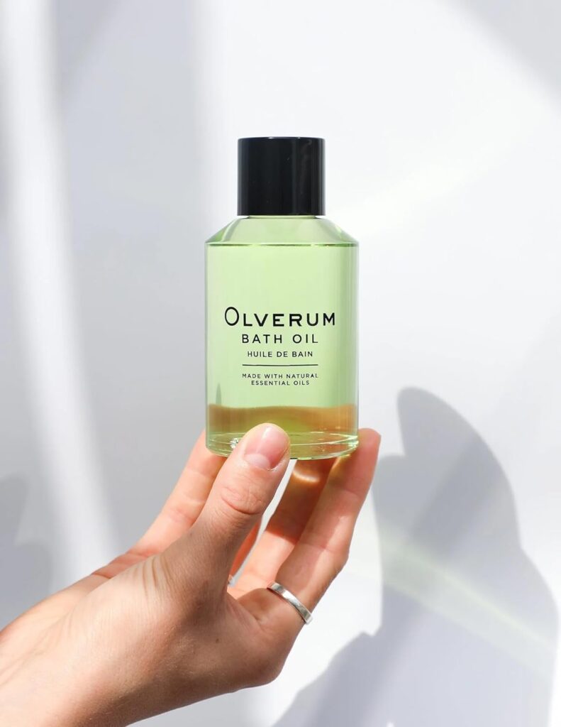 OLVERUM - Natural Bath Oil | Vegan, Cruelty-Free, Revitalizing Clean Beauty Bath Oil (4.25 fl oz | 125 ml)