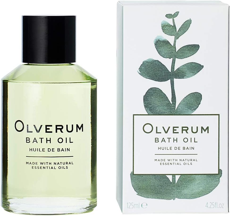 OLVERUM - Natural Bath Oil | Vegan, Cruelty-Free, Revitalizing Clean Beauty Bath Oil (4.25 fl oz | 125 ml)