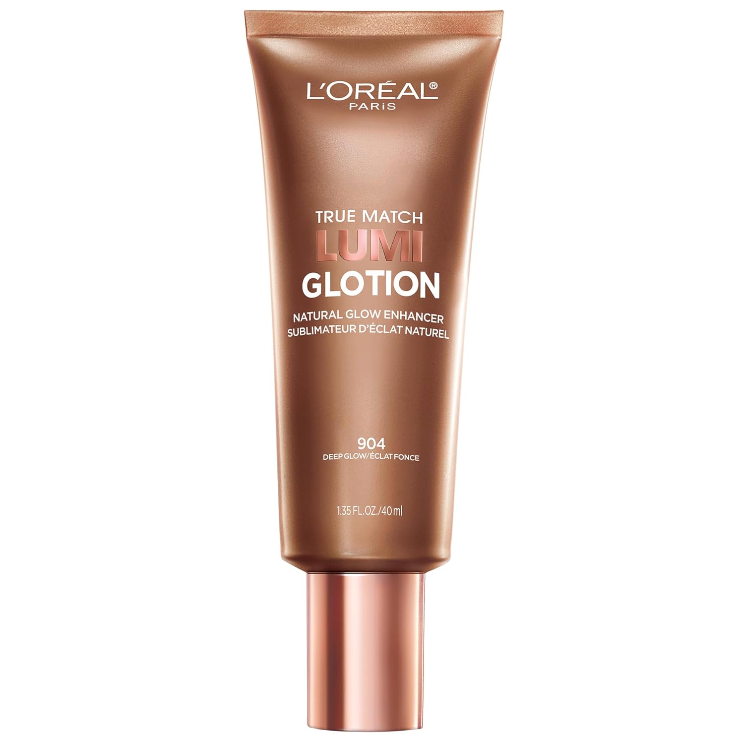 L’Oréal Paris Makeup True Match Lumi Glotion, Natural Glow Enhancer, Illuminator Highlighter Skin Tint, for an All Day Radiant Glow, Medium, 1.35 Ounces