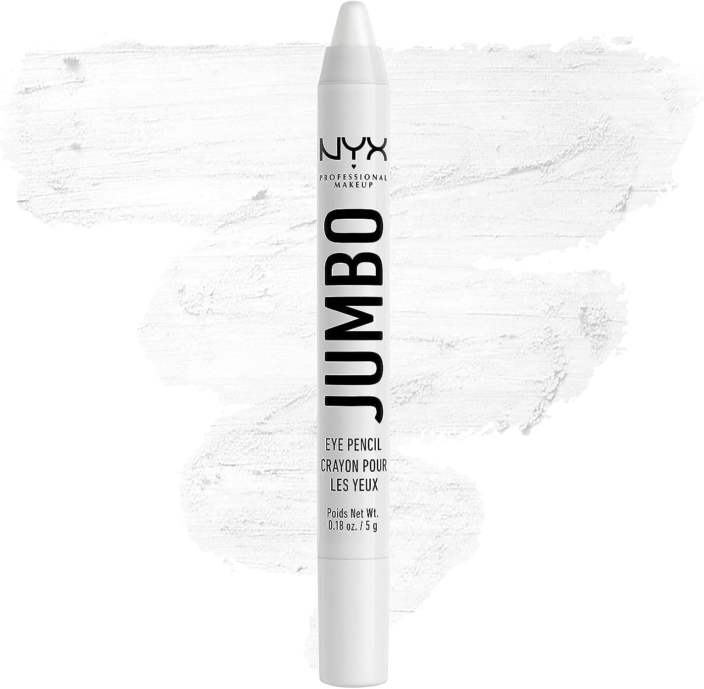 NYX PROFESSIONAL MAKEUP Jumbo Eye Pencil, Blendable Eyeshadow Stick  Eyeliner Pencil - Milk