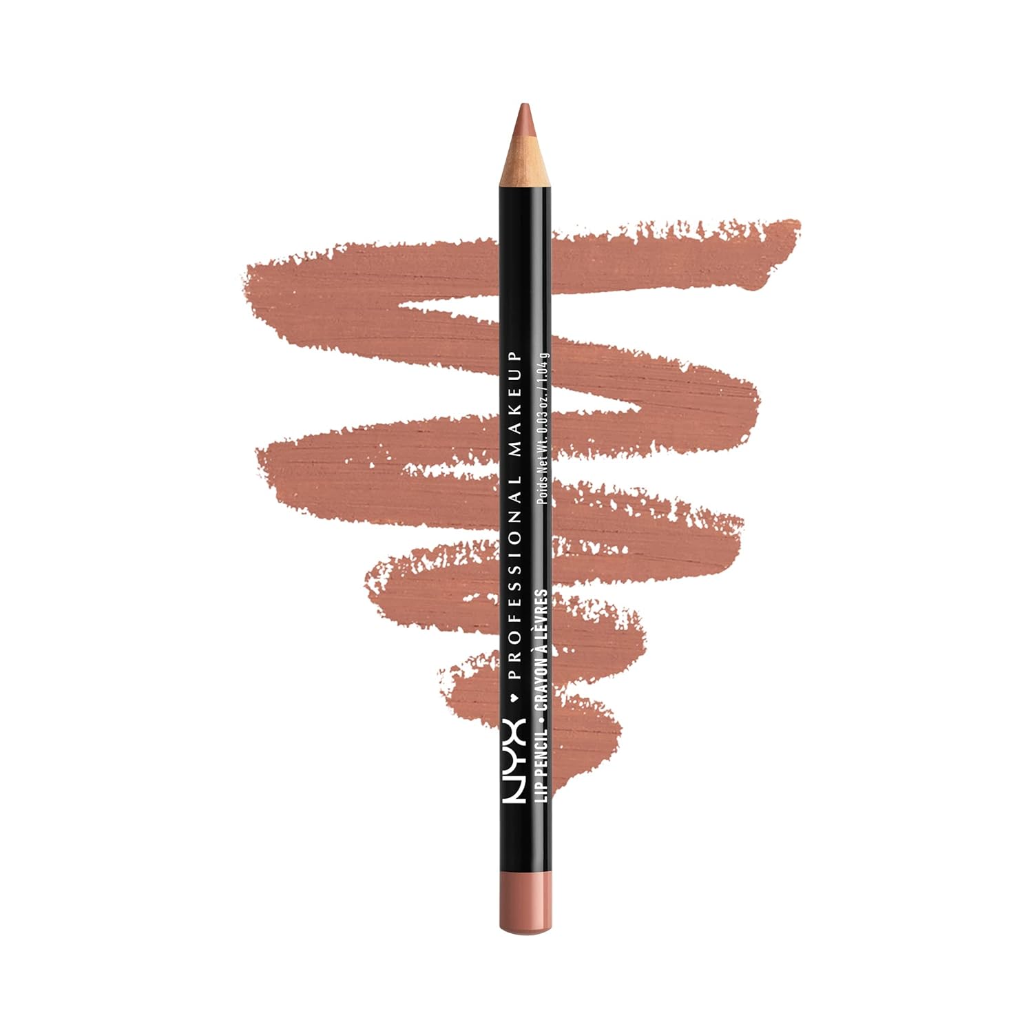 NYX PROFESSIONAL MAKEUP Slim Lip Pencil, Long-Lasting Creamy Lip Liner - Peakaboo Neutral