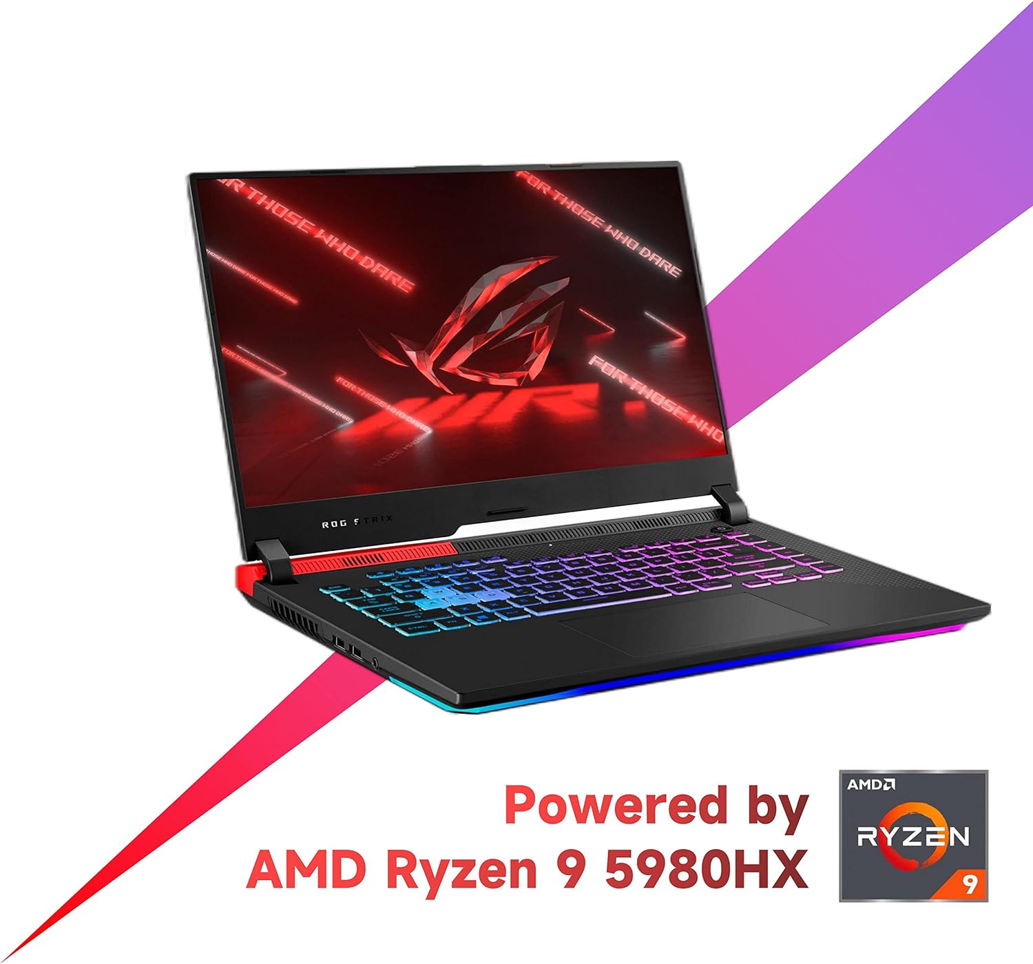 ASUS ROG Strix G16 (2023) Gaming Laptop, 16” 16:10 FHD 165Hz, GeForce RTX 4060, Intel Core i7-13650HX, 16GB DDR5, 512GB PCIe SSD, Wi-Fi 6E, Windows 11, G614JV-AS73, Eclipse Gray