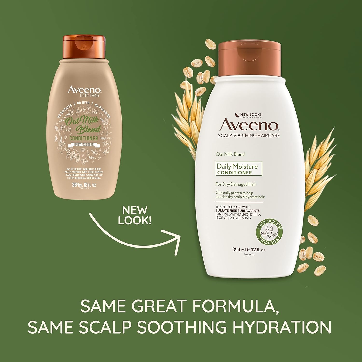 Aveeno Scalp Soothing Oat Milk Blend Conditioner , Fresh, 12 Fl Oz