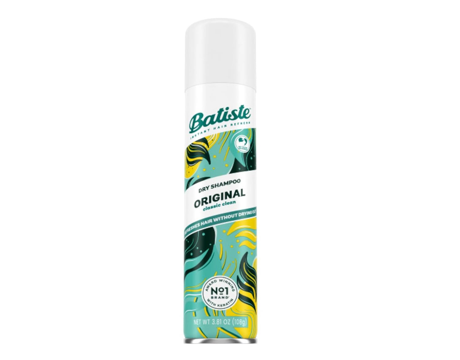 Batiste Dry Shampoo, Original Fragrance, Refresh Hair and Absorb Oil Between Washes, Waterless Shampoo for Added Hair Texture and Body, 6.35 OZ Dry Shampoo Bottle