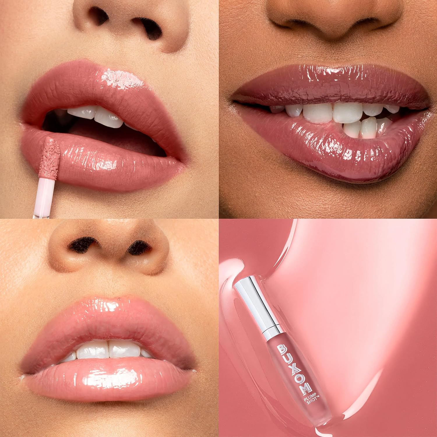 BUXOM Plump Shot Collagen-Infused Lip Serum, Lip Plumping Gloss, Formulated with Collagen, Peptides, Hyaluronic Acid, Avocado  Jojoba Oil