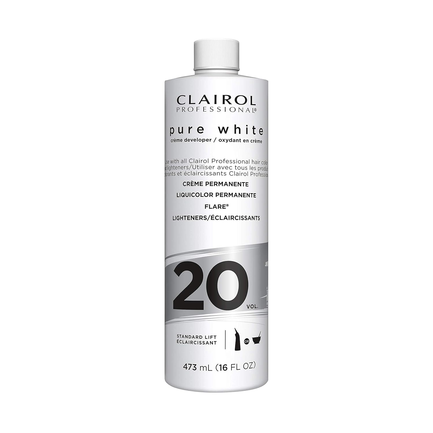 Clairol Professional Pure White Hair Developers for Lightening  Gray Coverage