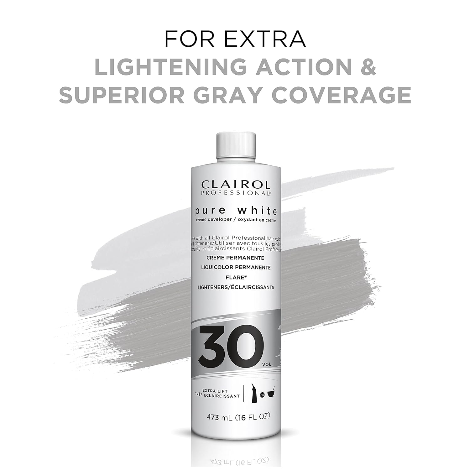 Clairol Professional Pure White Hair Developers for Lightening  Gray Coverage