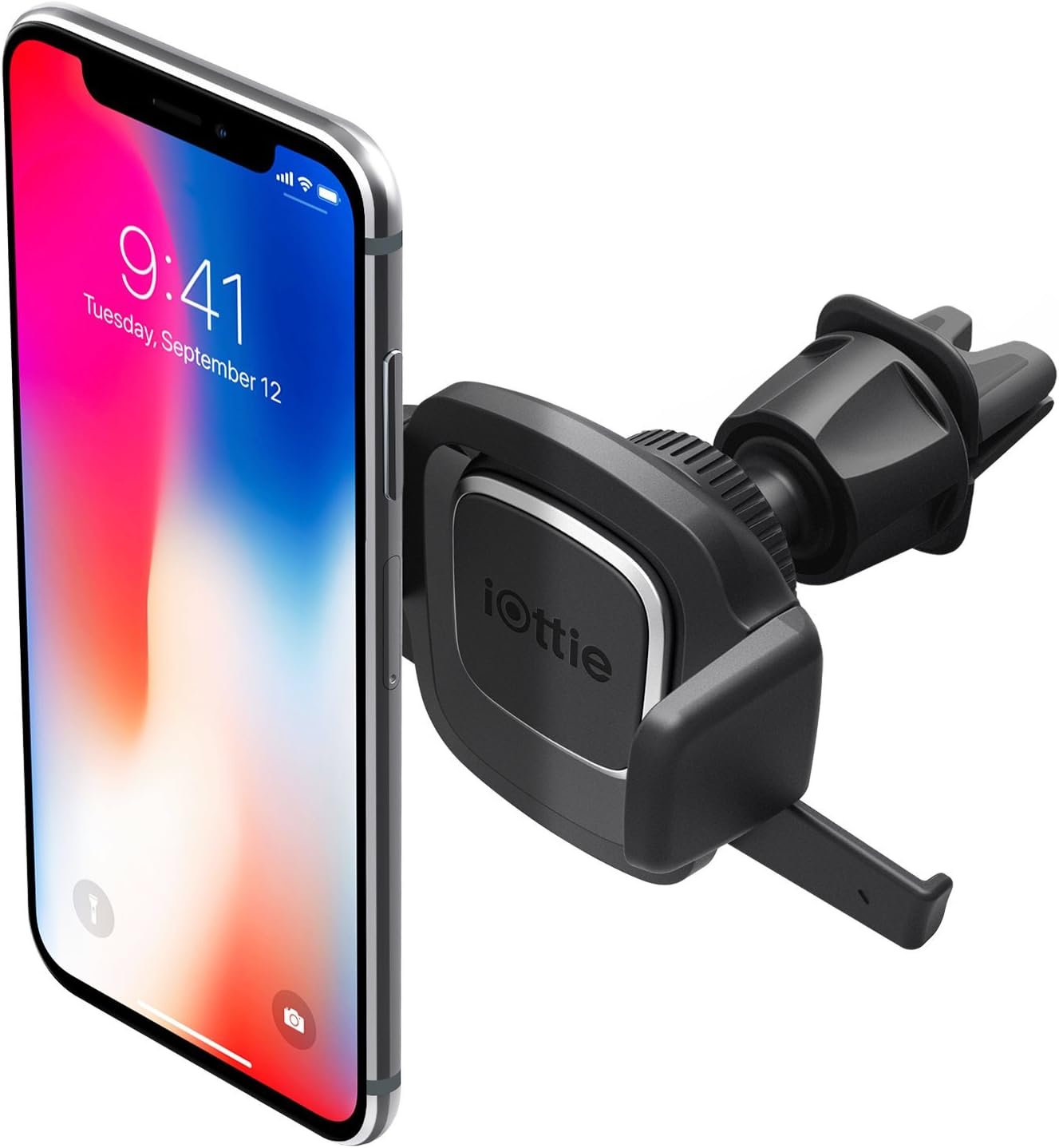 iOttie Easy One Touch 5 Dashboard  Windshield Universal Car Mount Phone Holder Desk Stand with Suction Cup Base and Telescopic Arm for iPhone, Samsung, Google, Huawei, Nokia, other Smartphones