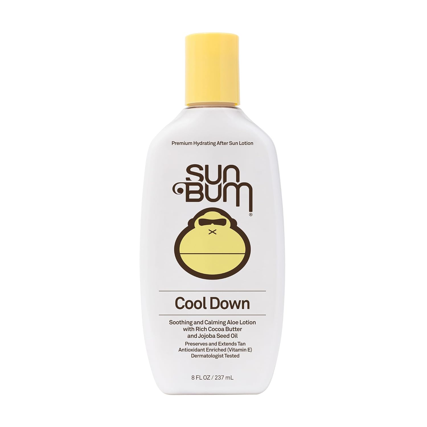 Sun Bum Cool Down Aloe Vera Lotion - Vegan After Sun Care with Cocoa Butter to Soothe and Hydrate Sunburn- 8 oz