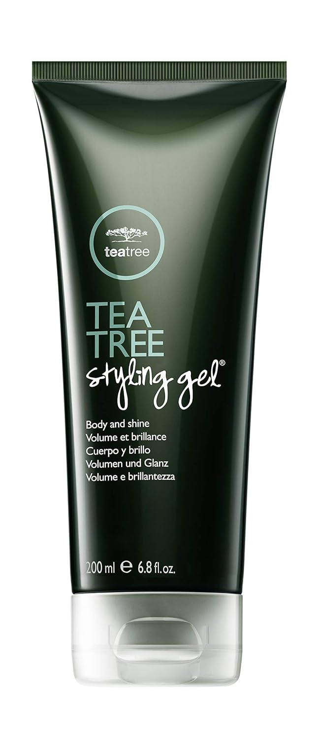 Tea Tree Styling Gel, Hair Gel, Medium Hold, High-Shine Finish, For All Hair Types