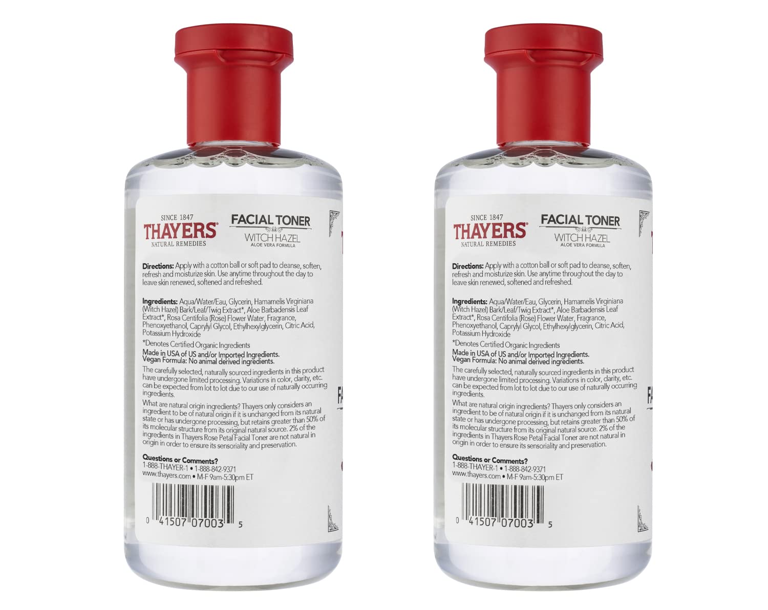 THAYERS Alcohol-Free, Hydrating Cucumber Witch Hazel Facial Toner with Aloe Vera Formula, 12 oz