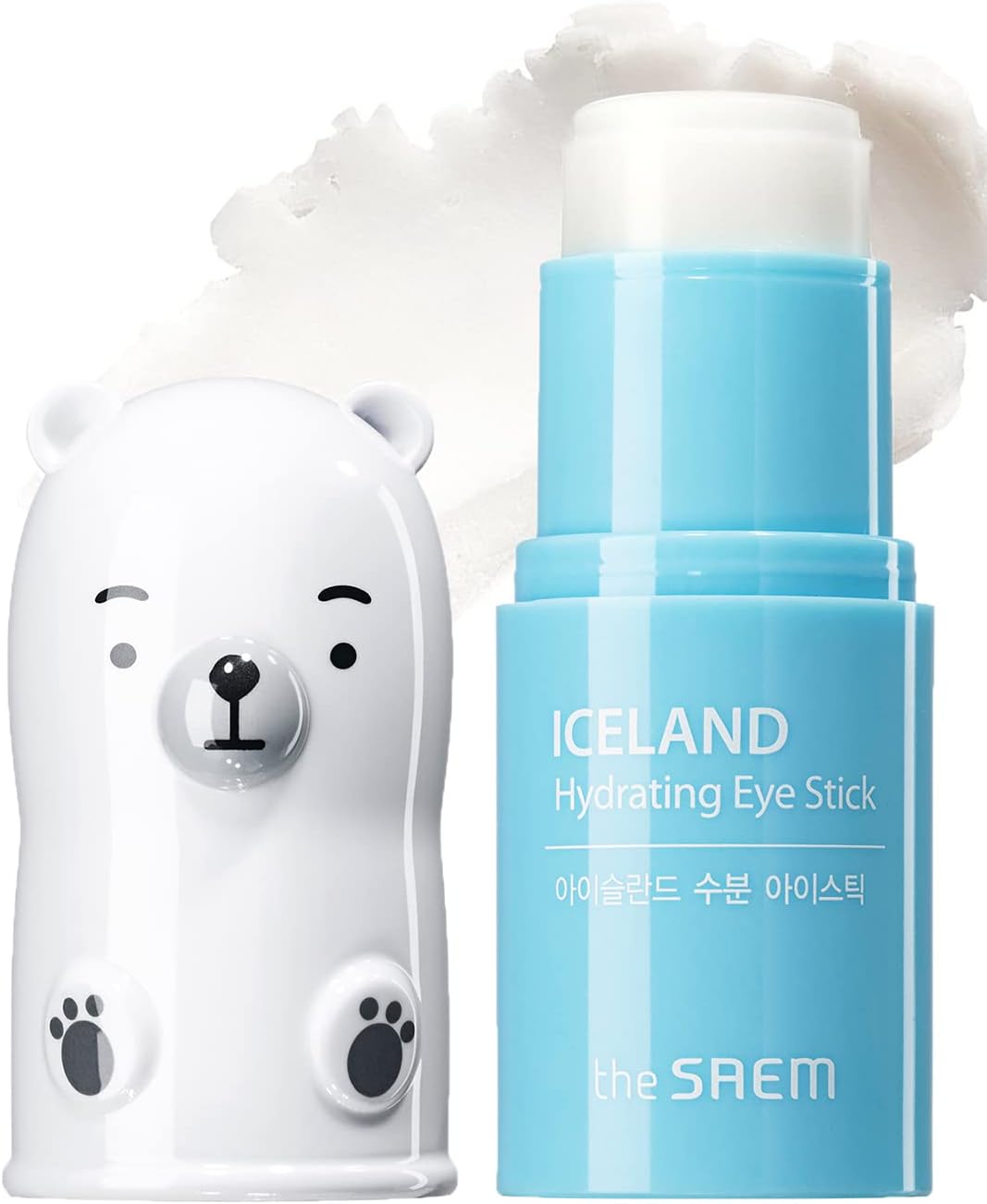 The SAEM Iceland Hydrating Eye Stick 0.24oz - Cooling Eye Balm for Dark Circles and Puffiness – Under Eye Treatment - Reduce Wrinkles and Moisturizing - Minimize Dark  Puffy Eyes - Aqua Scent