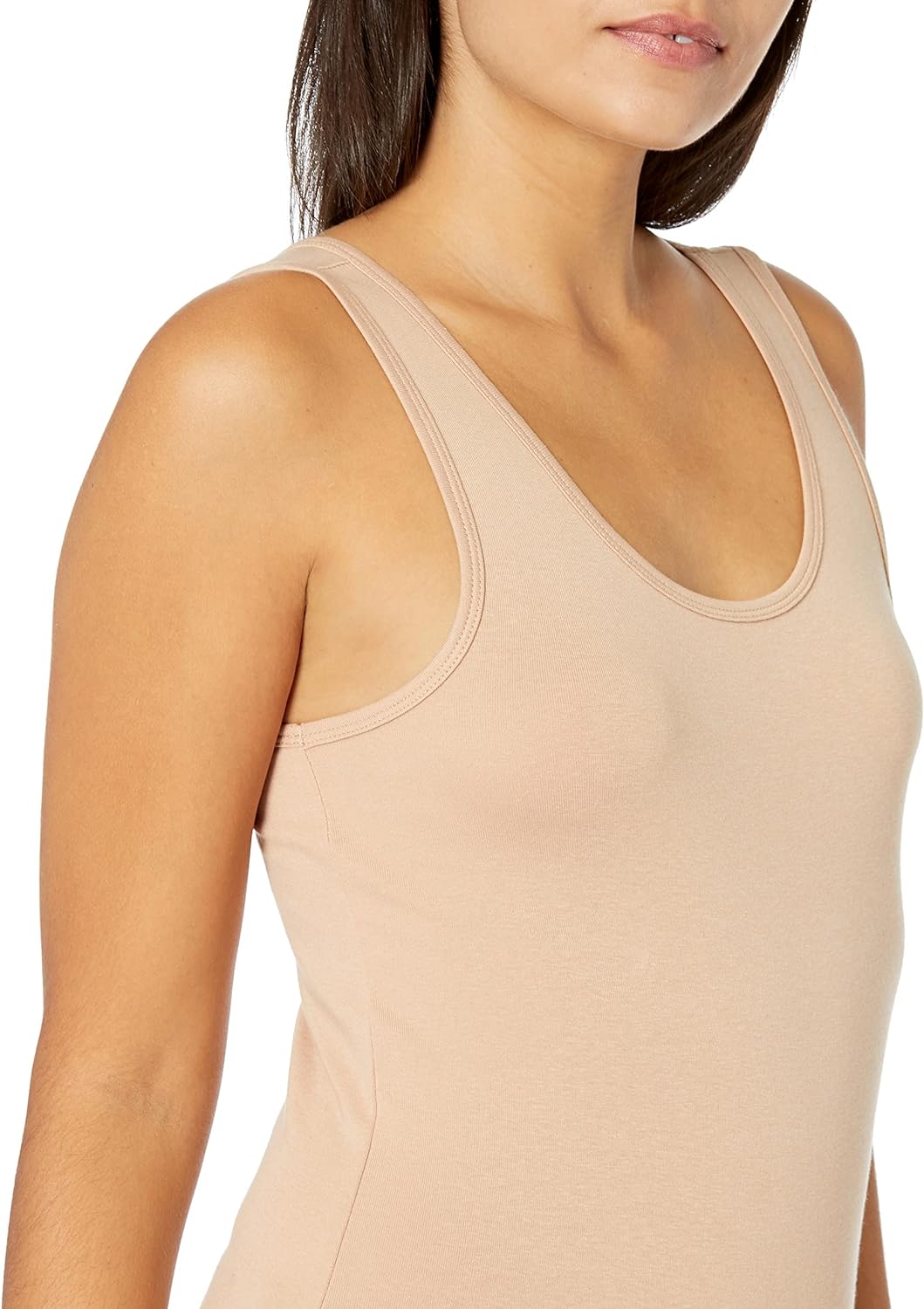 Amazon Essentials Womens Slim-Fit Tank, Pack of 2