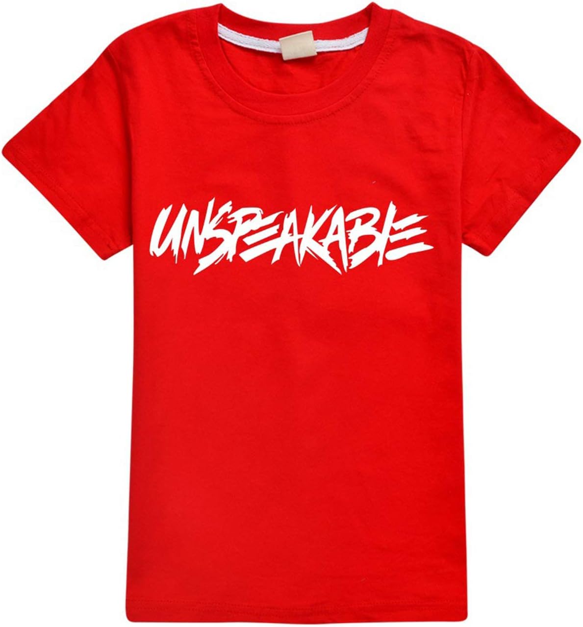 Boys T-Shirts UNSPEAKABLE Tops Fashion Youth Funny Tee Shirts Cotton T-Shirt for Kids/Girls/Boys