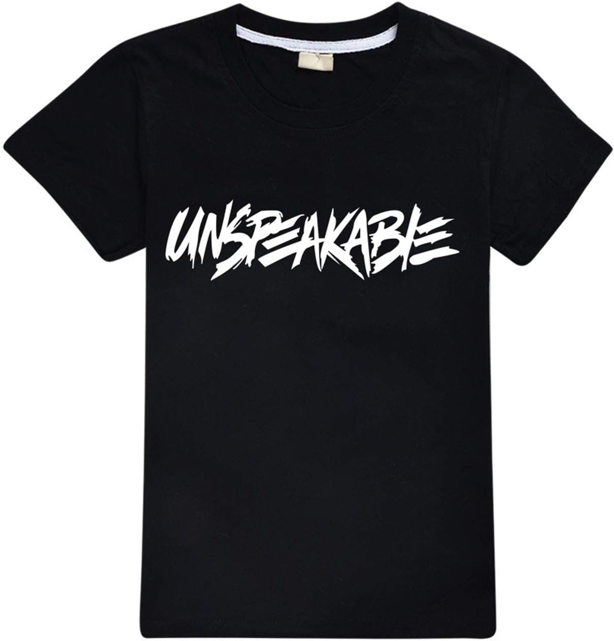 Boys T-Shirts UNSPEAKABLE Tops Fashion Youth Funny Tee Shirts Cotton T-Shirt for Kids/Girls/Boys