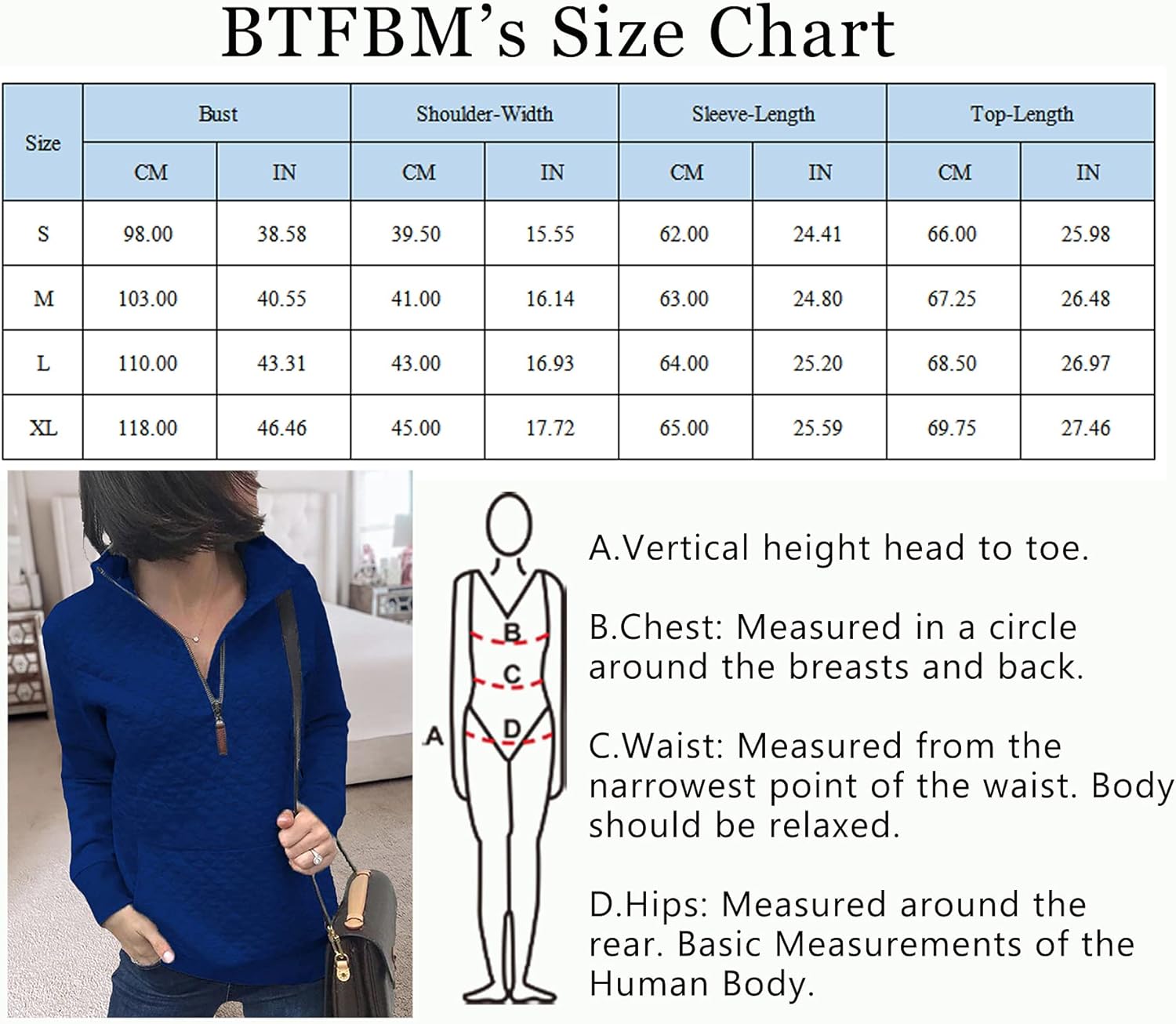 BTFBM Women Fashion Quilted Pattern Lightweight Zipper Long Sleeve Plain Casual Ladies Sweatshirts Pullovers Shirts Tops