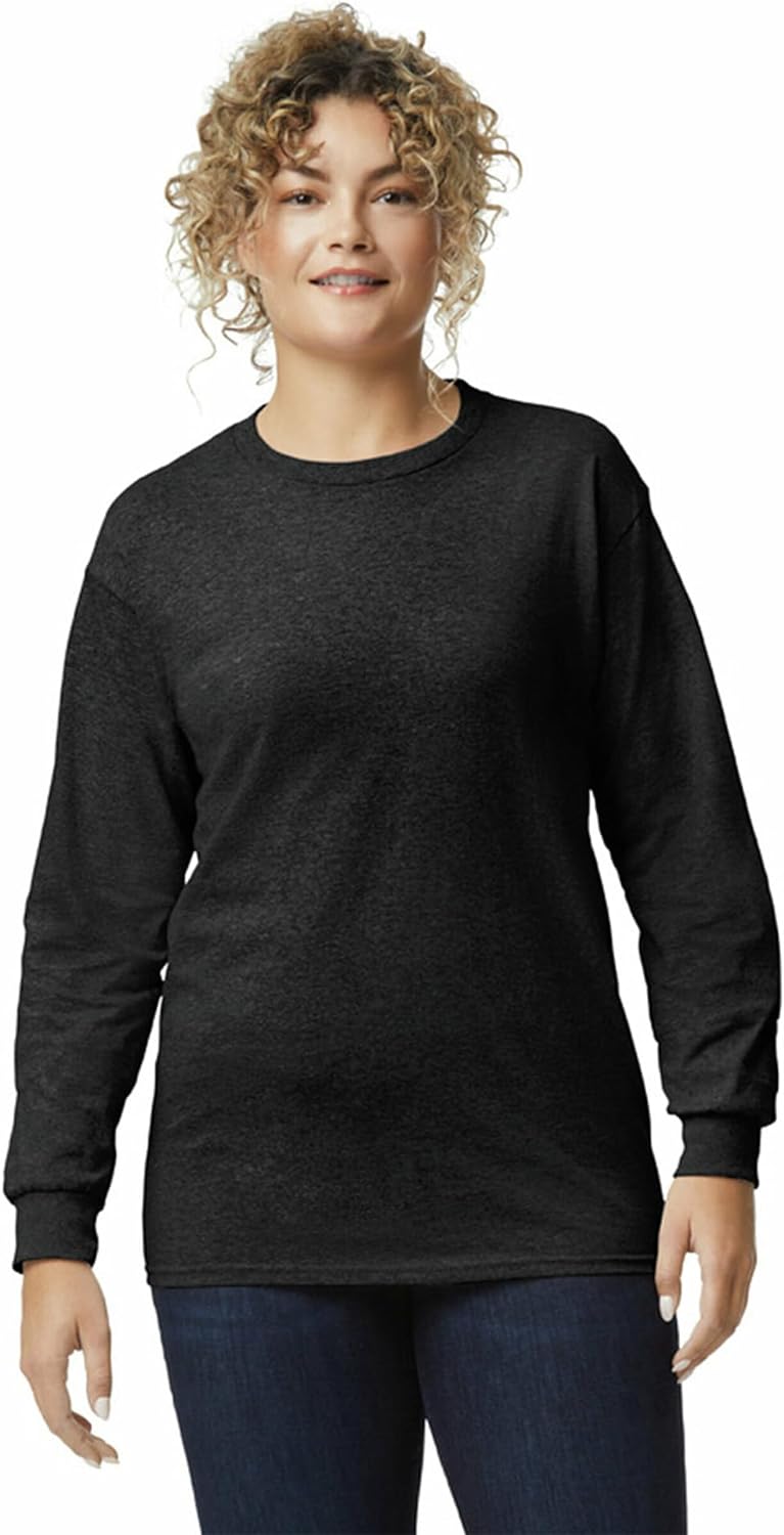 Gildan Adult Ultra Cotton Long Sleeve T-Shirt, Style G2400, Multipack