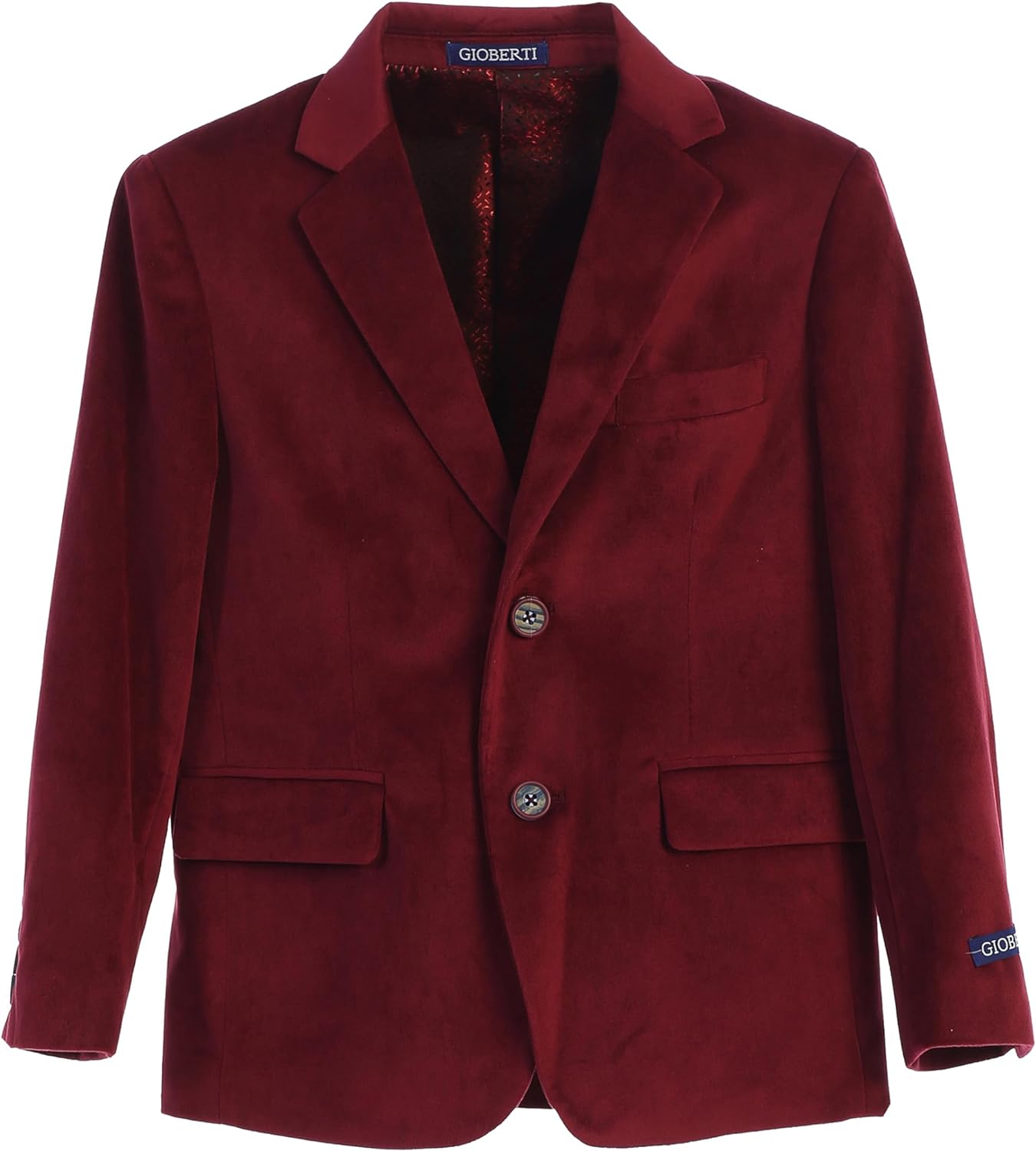 Gioberti Boys Formal Velvet Blazer