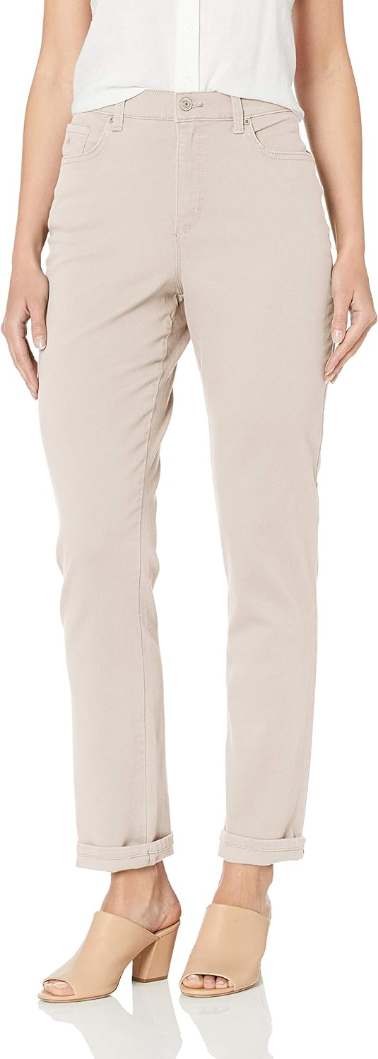 Gloria Vanderbilt Womens Classic Amanda High Rise Tapered Jean