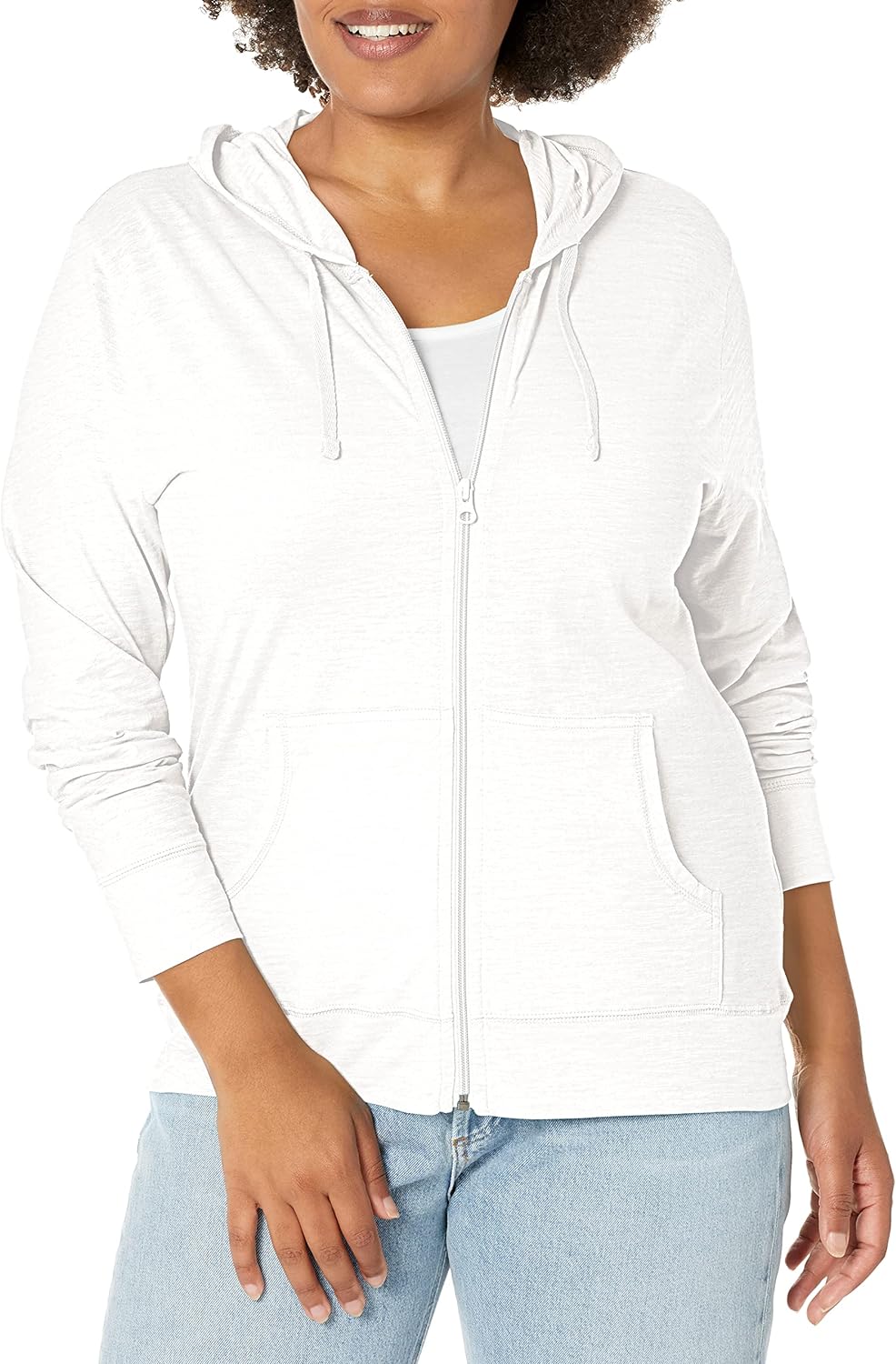 Hanes Women’s Slub Knit Hoodie, Women’s Zip-Front Hoodie, Women’s Cotton Jersey Hoodie, Knit Cotton Jacket