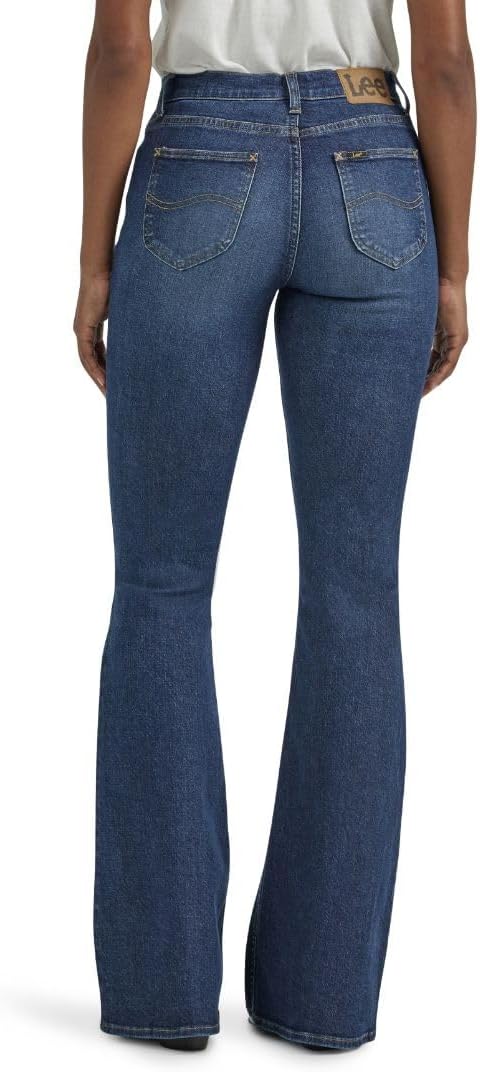 Lee Womens Legendary Mid Rise Flare Jean