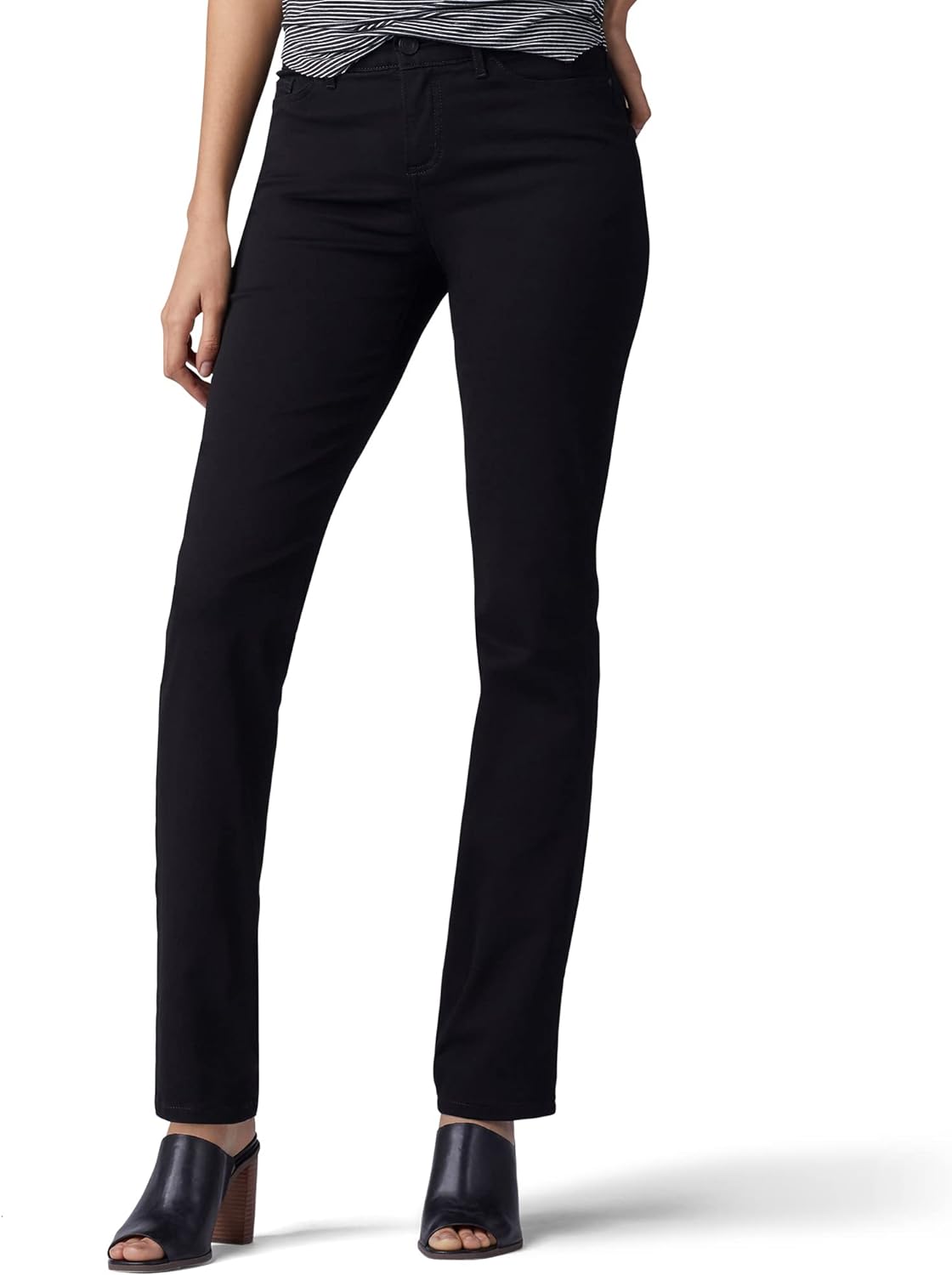 Lee Womens Ultra Lux Comfort with Flex Motion Straight Leg Jean