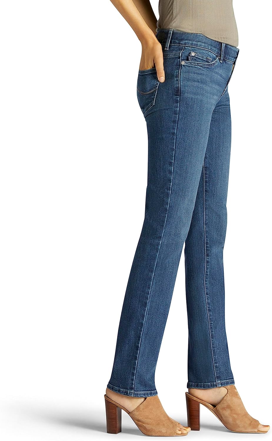 Lee Womens Ultra Lux Comfort with Flex Motion Straight Leg Jean