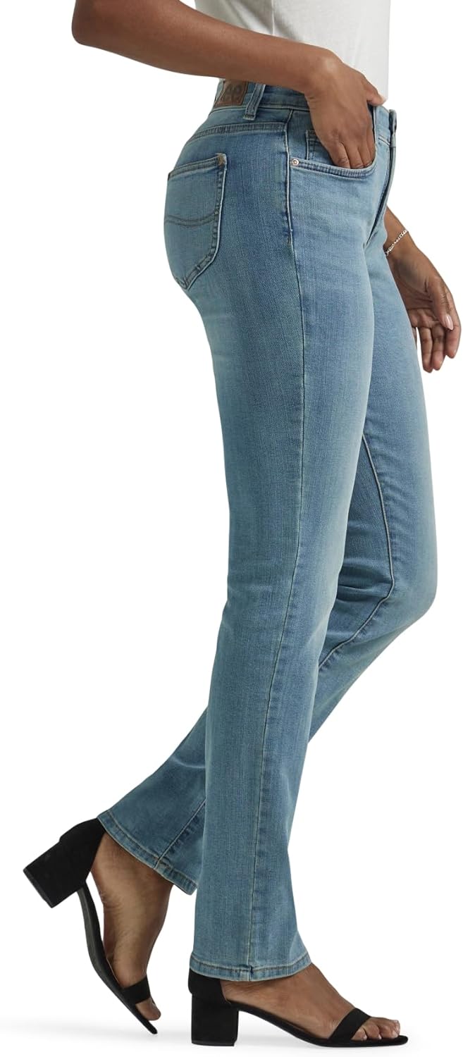 Lee Womens Ultra Lux Comfort with Flex Motion Straight Leg Jean