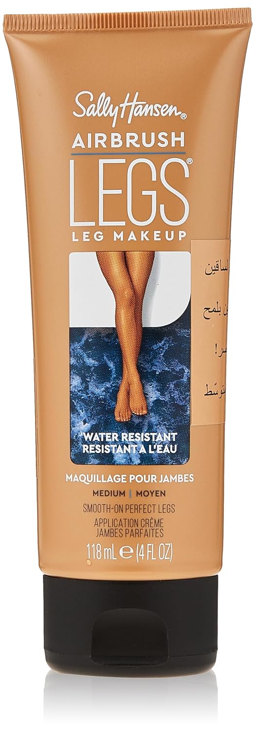 Sally Hansen Airbrush Legs, Leg Makeup Lotion, Medium 4 Oz