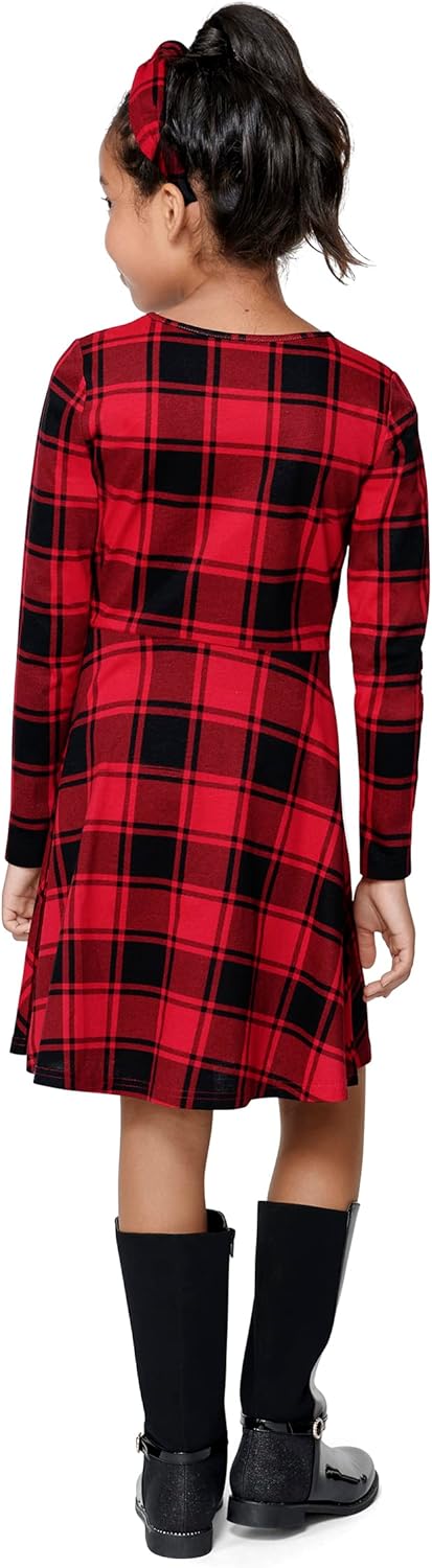 The Childrens Place Girls 2 Pack Long Sleeve Fashion Skater Dress