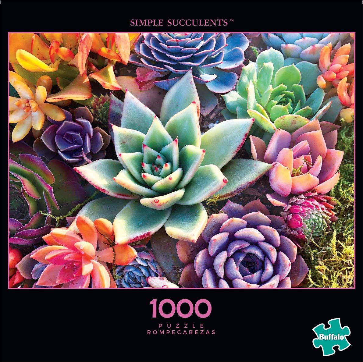 Buffalo Games - Simple Succulent - 1000 Piece Jigsaw Puzzle