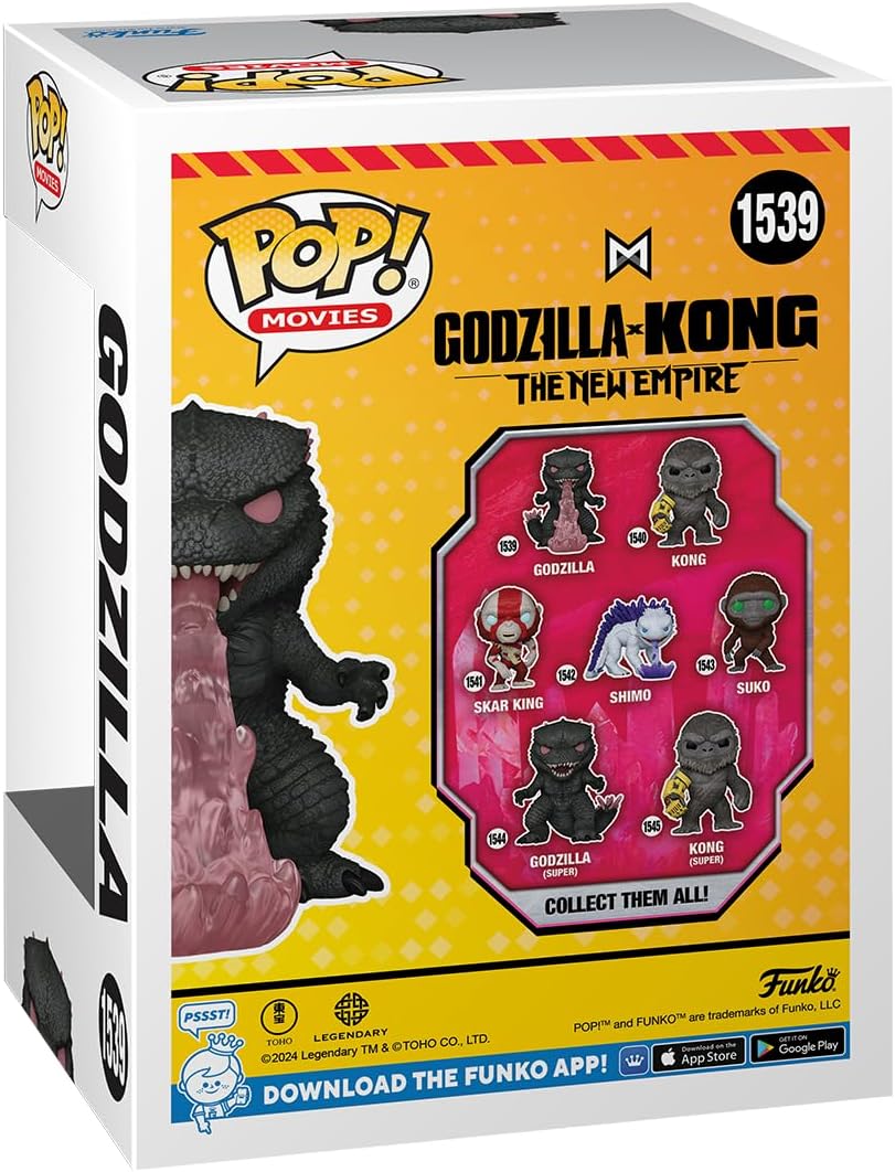 Funko Pop! Movies: Godzillla x Kong: The New Empire - Godzilla with Heat-Ray