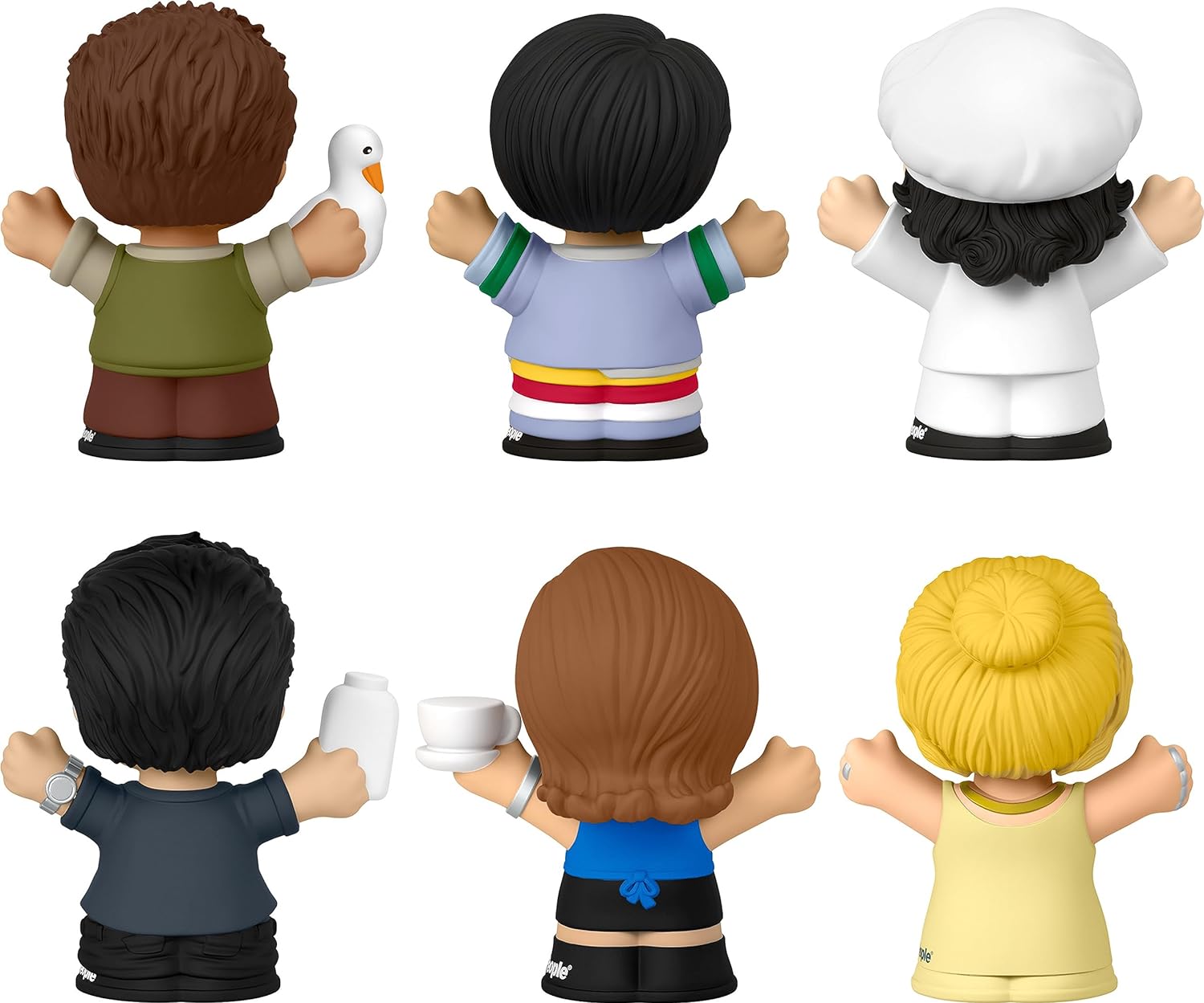 Little People Collector Friends TV Series Special Edition Figure Set for Adults  Fans, 6 Characters in a Display Gift Package