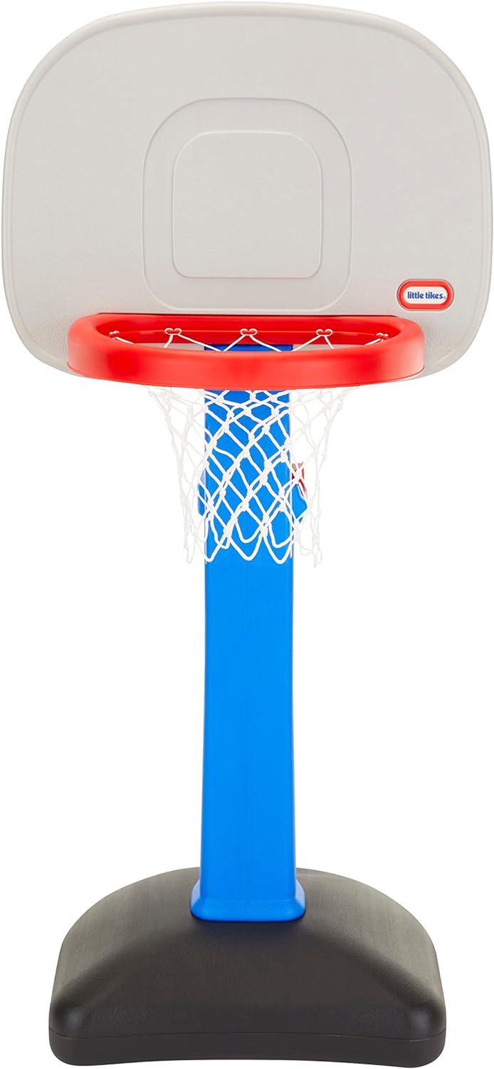 Little Tikes Easy Score Basketball Set, Blue, 3 Balls - Amazon Exclusive, 23.75 x 22 x 61 inches