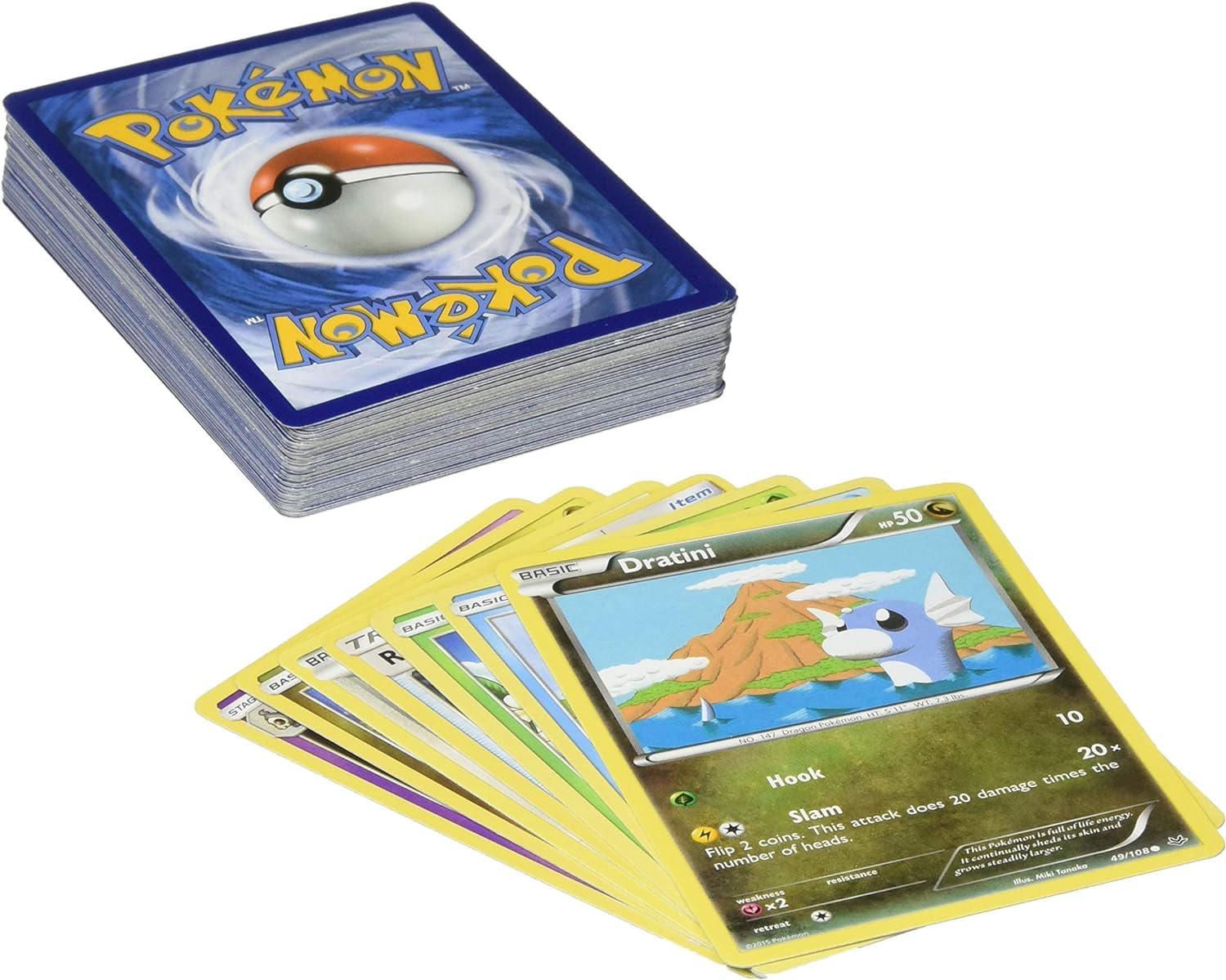 Pokemon TCG: Random Cards from Every Series, 50 Cards in Each Lot